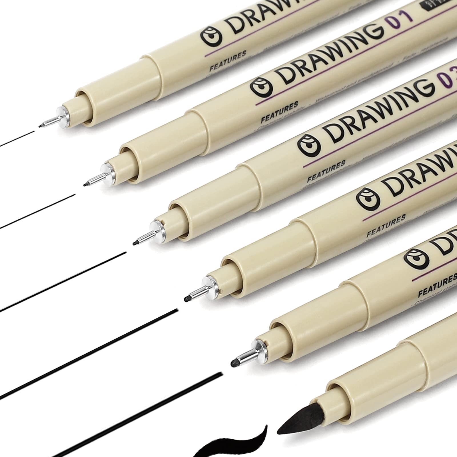 Art Pens Muchcute Micro Fineliner Drawing